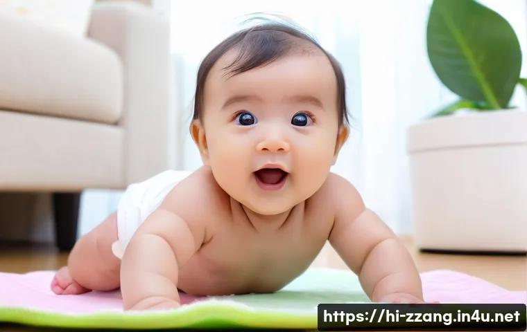 짱구에서 히마와리가 다룬 주제 - **A cute and mischievous baby girl, Himawari, approximately one year old, with wide, sparkling eyes ...